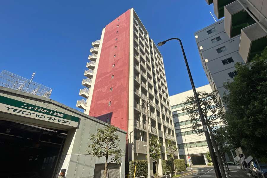 シーフォレシティ芝浦の外観（南側から）