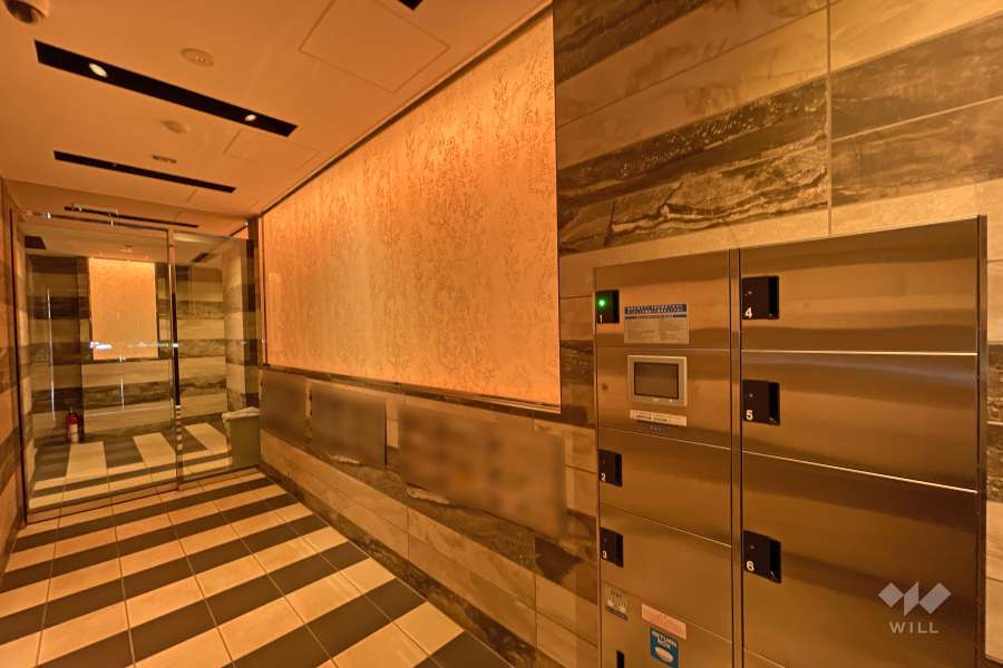 共用ポストと宅配ボックス