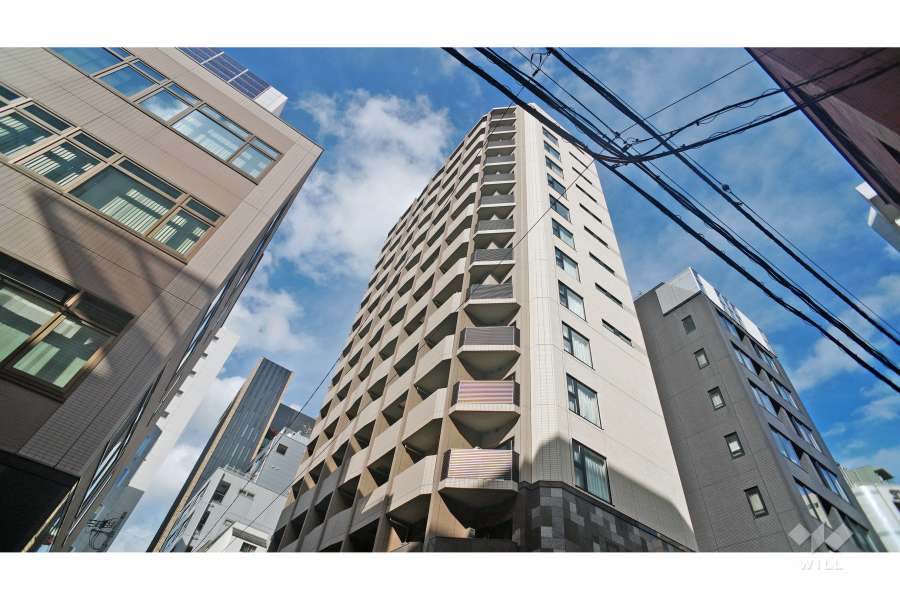 コンシェリア新橋トウキョウプレミアムの外観（南西側から）