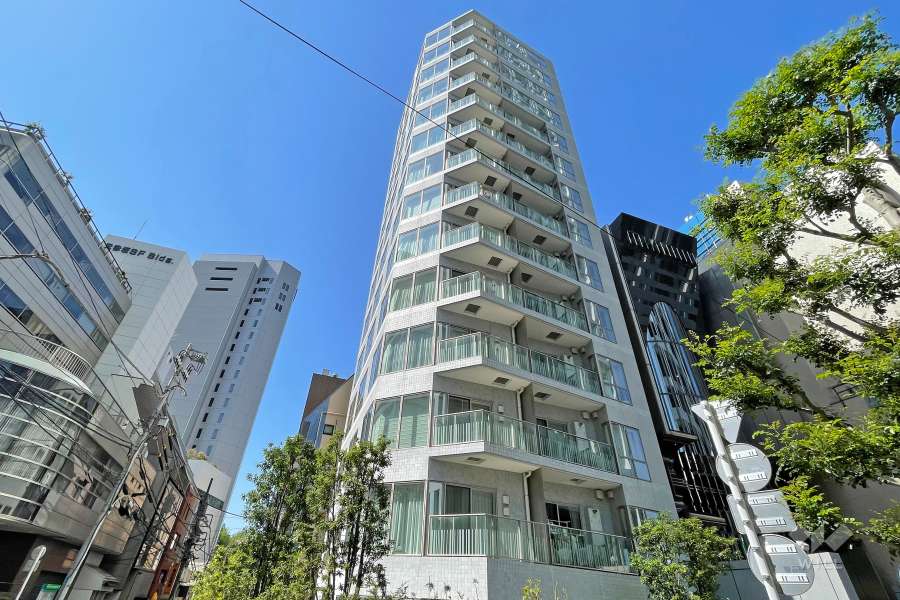 ジオ元赤坂の外観(南東側から)