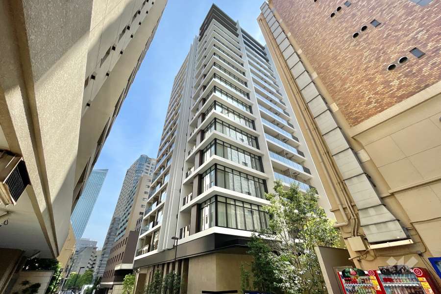 ブランズ愛宕虎ノ門の外観（西側から）