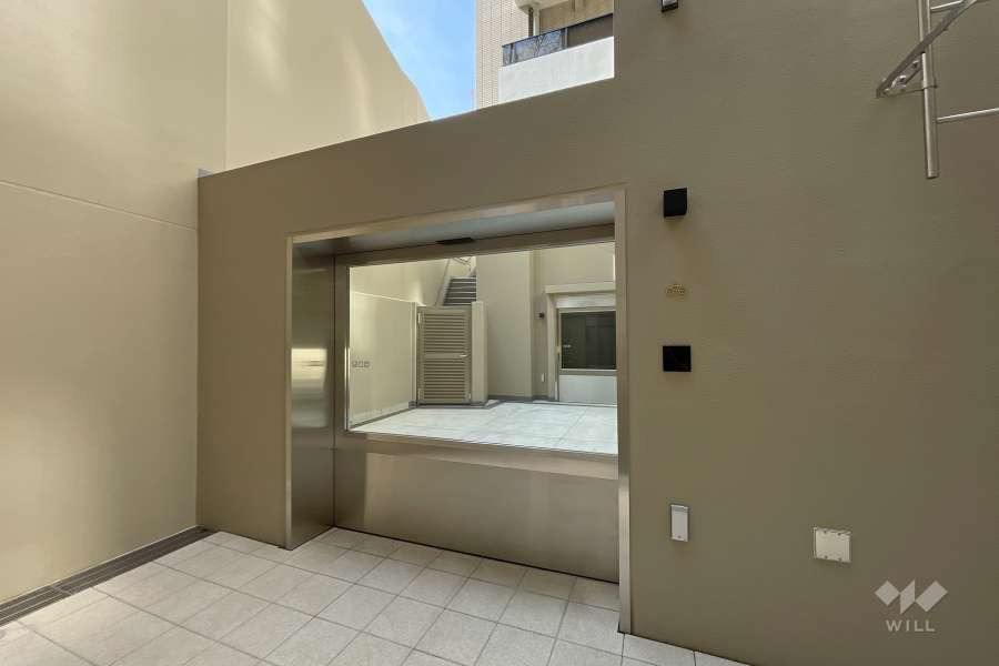 駐輪場の出入り口