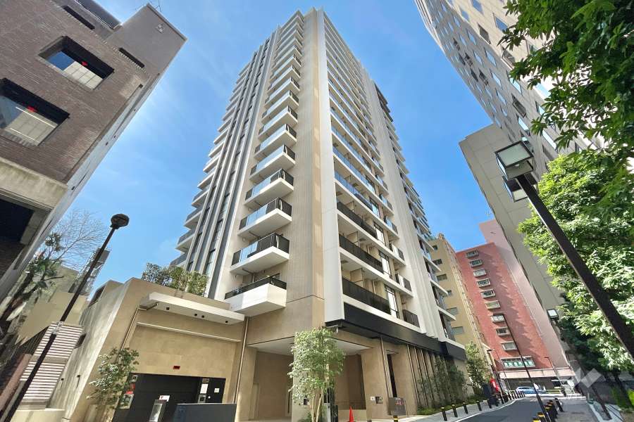 ブランズ愛宕虎ノ門の外観（北側から）