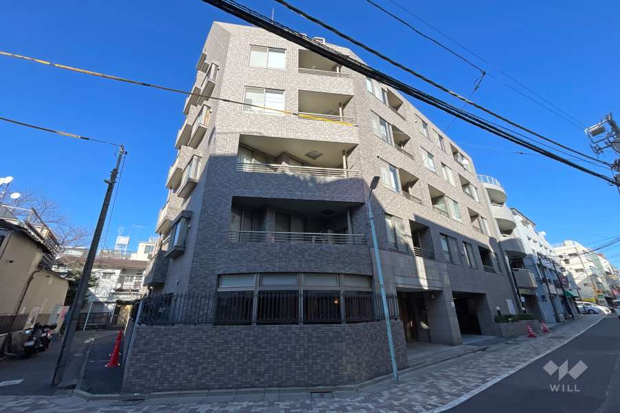 ザパームス代々木上原3の外観（南西側から）