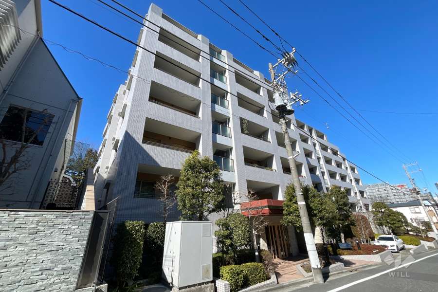 エスタードヒルズ代々木西原の外観(南東側から）