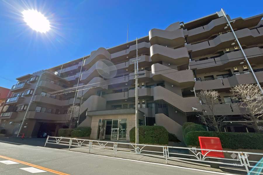 エスバイエル代々木西原の外観（北東側から）