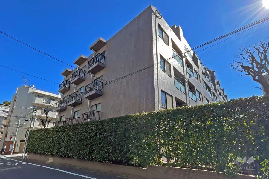 エスバイエル代々木西原の外観（北西側から）