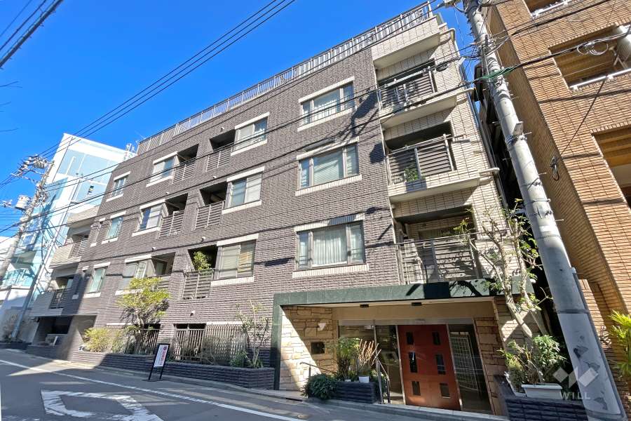 カーサフェリス代々木上原の外観（南東側から）