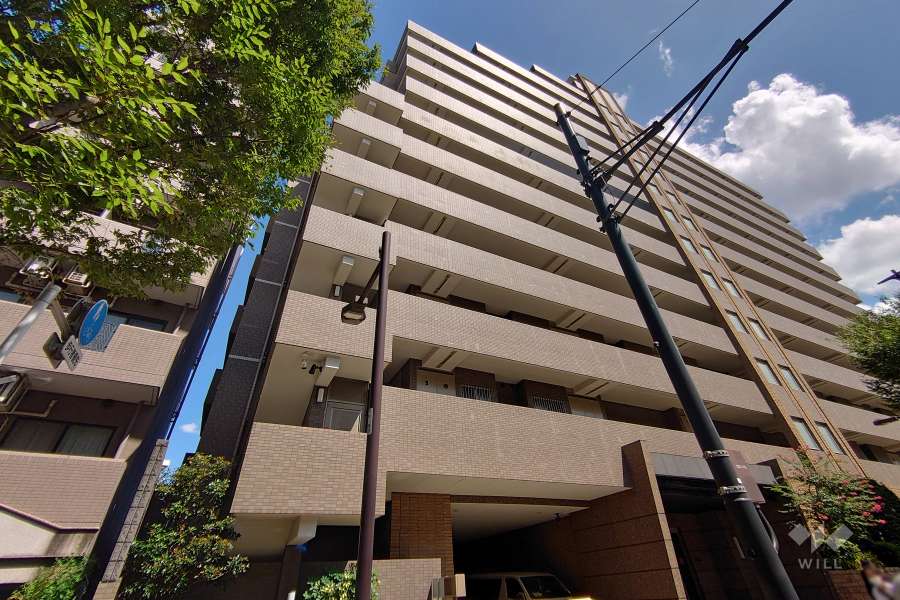 コスモ参宮橋パークビューの外観（北西側から）