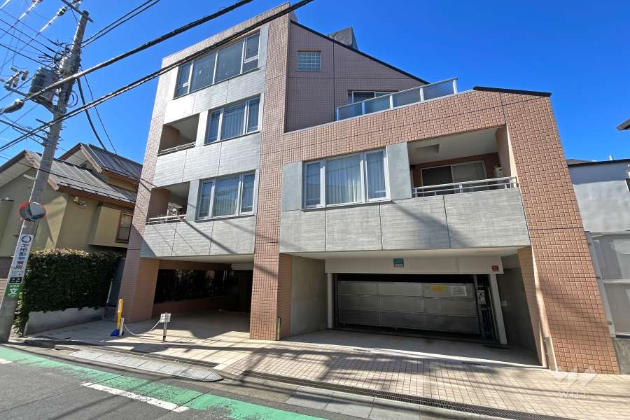 サンクタス代々木上原の外観（北東側から）