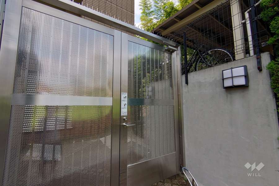 駐輪場の出入り口