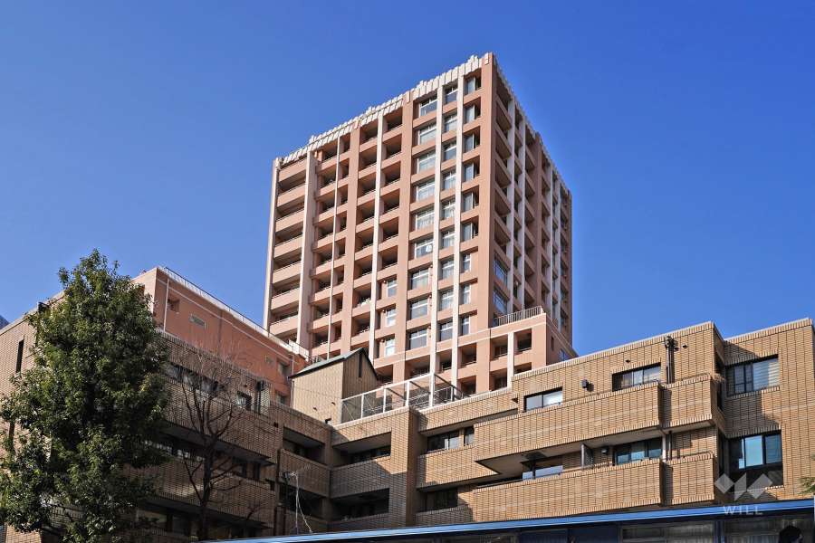 ファミール新宿グランスィートタワーの外観(南東側から）