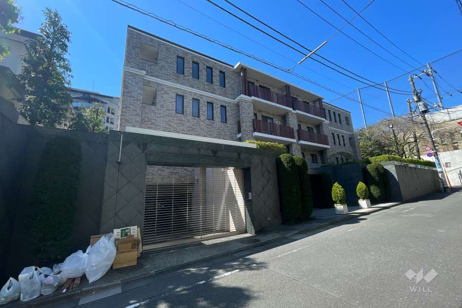 プレステージ代々木大山町の外観（北東側から）