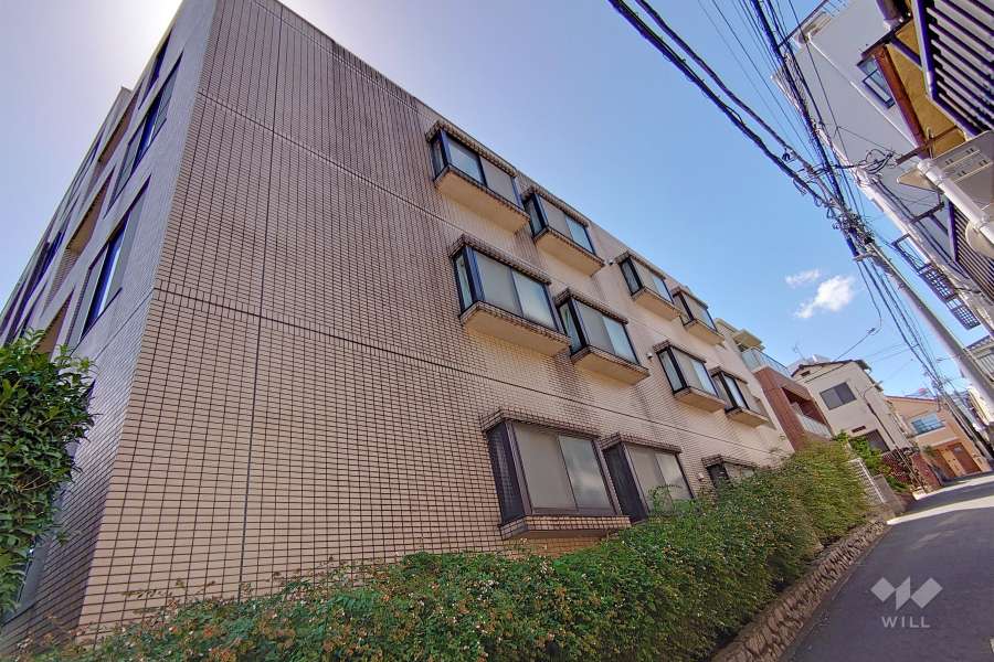 東急ドエルプレステージ参宮橋の外観（北東側から）