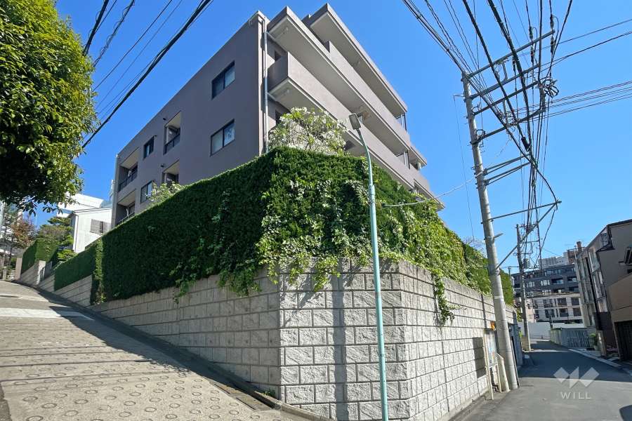 藤和シティホームズ代々木２の外観（南西側から）