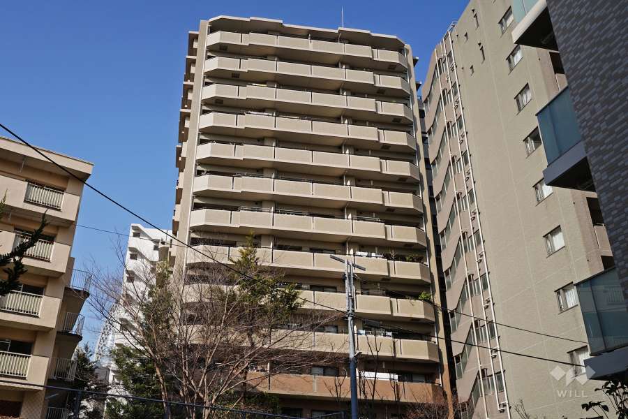 藤和シティホームズ代々木二丁目の外観（南西側から）