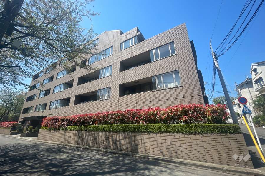 グランヴェール代々木西原の外観（北東側から）