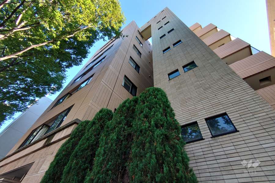 クレアトール代々木大山町の外観（北西側から）