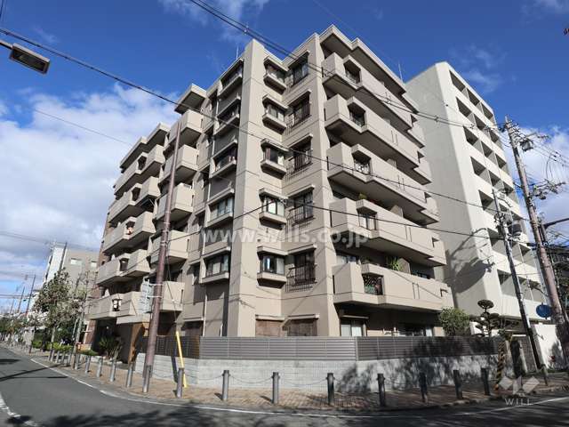 東園田サニーハイツの外観（南西側から）