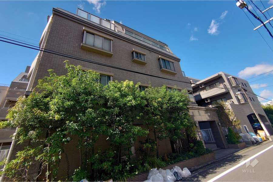 マートルコート代々木公園の外観（北東側から）