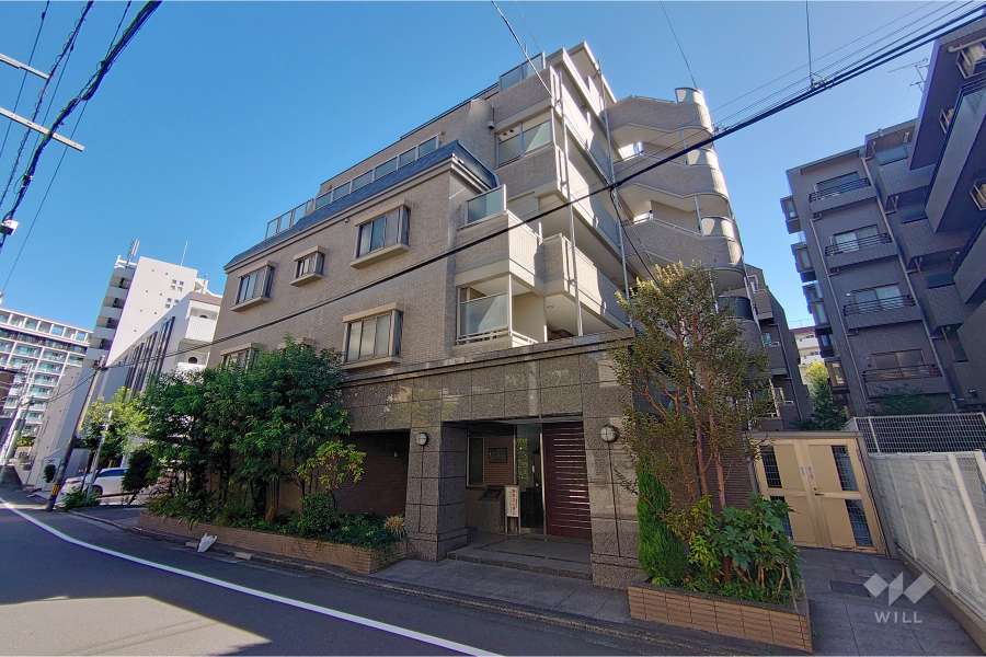 マートルコート代々木公園の外観（北西側から）