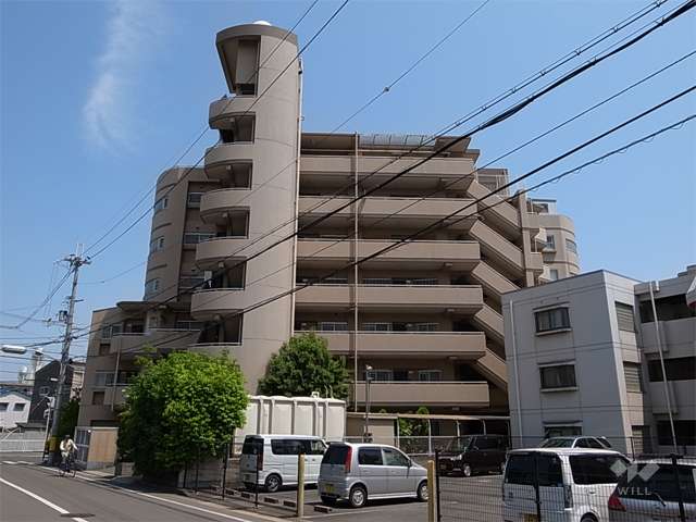 フリーデンハイム立花の外観（北西側から）