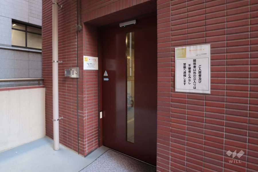 駐輪場の出入り口