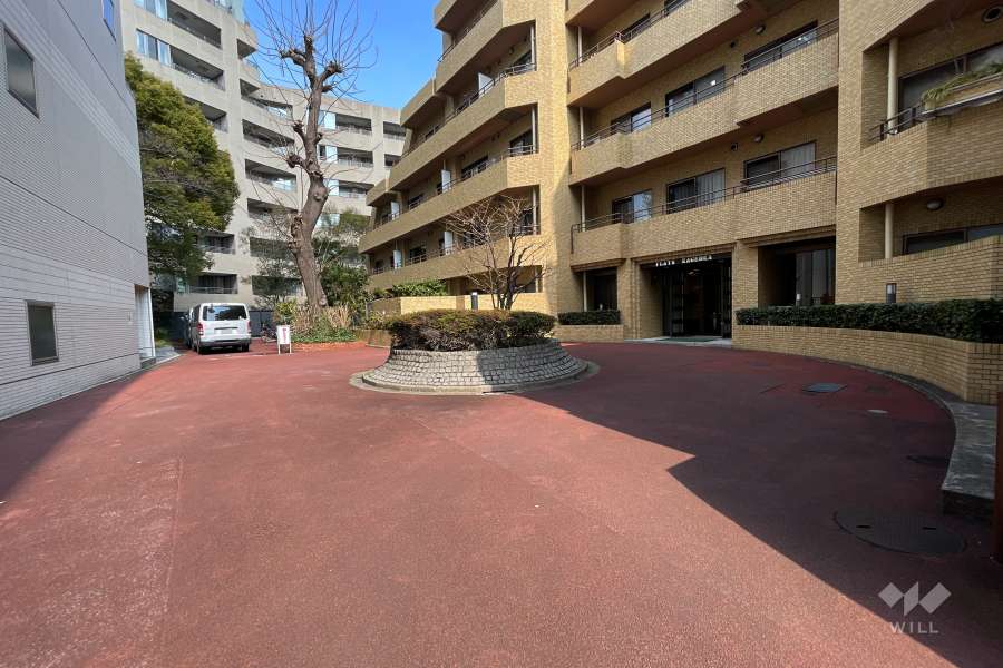 広々とした敷地内