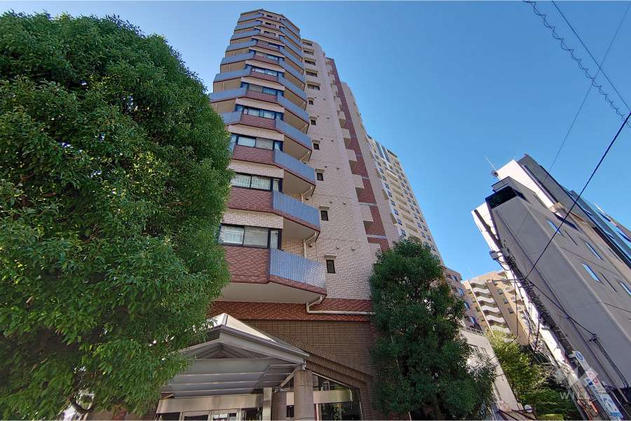 ライオンズシティ恵比寿の外観（北東側から）