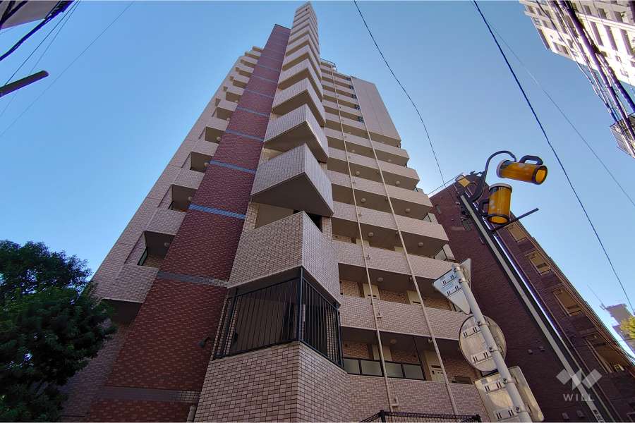 ライオンズシティ恵比寿の外観（北西側から）