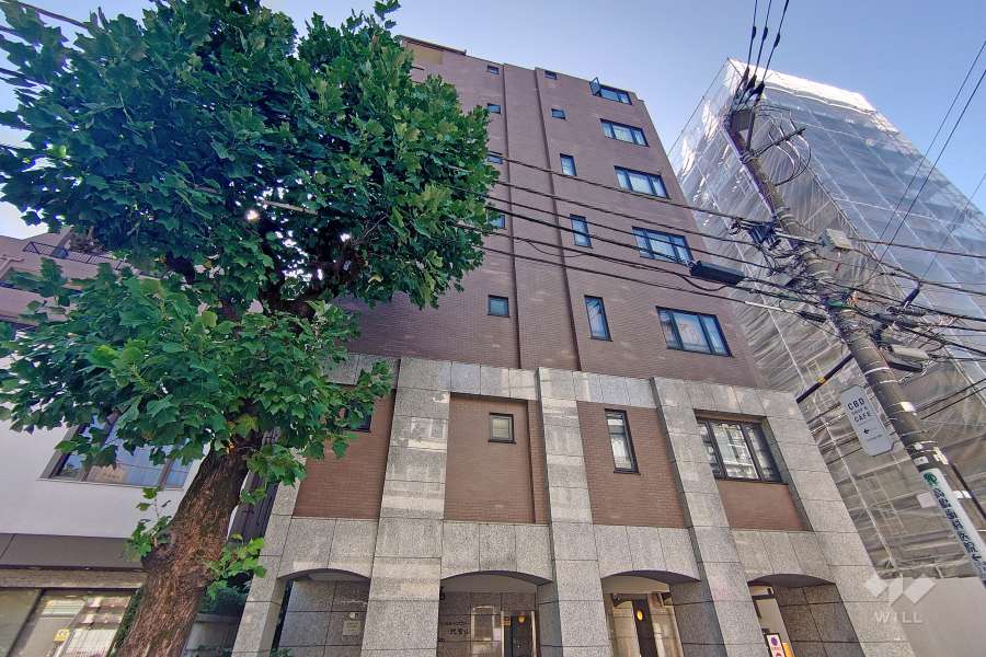 ウィスティリアコート代官山の外観（西側から）