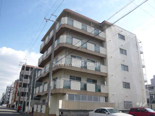 サンシティ武庫之荘弐番館の外観（北西側から）