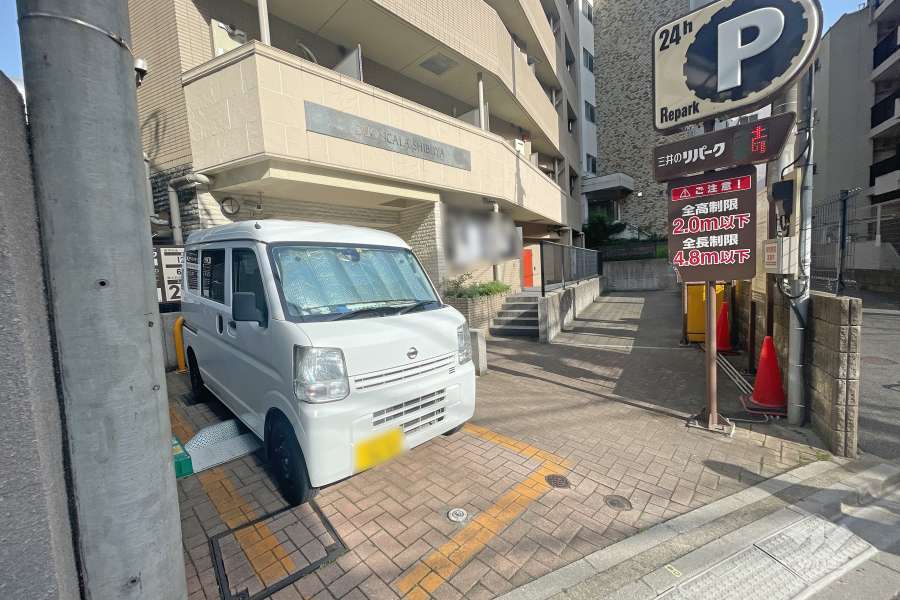 敷地内のコインパーキング