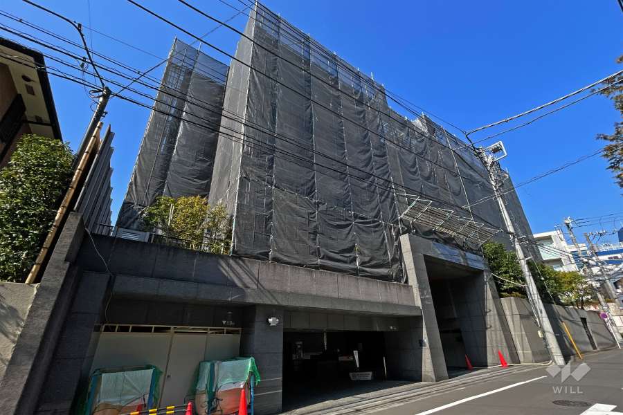 パークハウス南平台コートレジデンスの外観(北東側から)