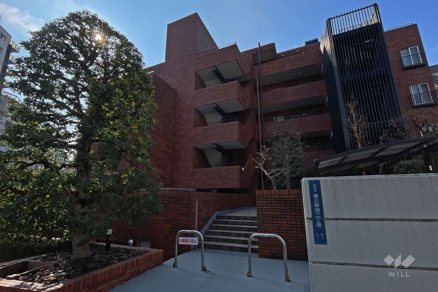 メゾン代官山（恵比寿西）の外観（北側から）