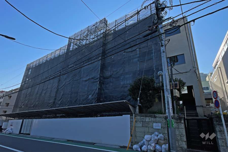 代官山コーポラス1号棟の外観（西側から）