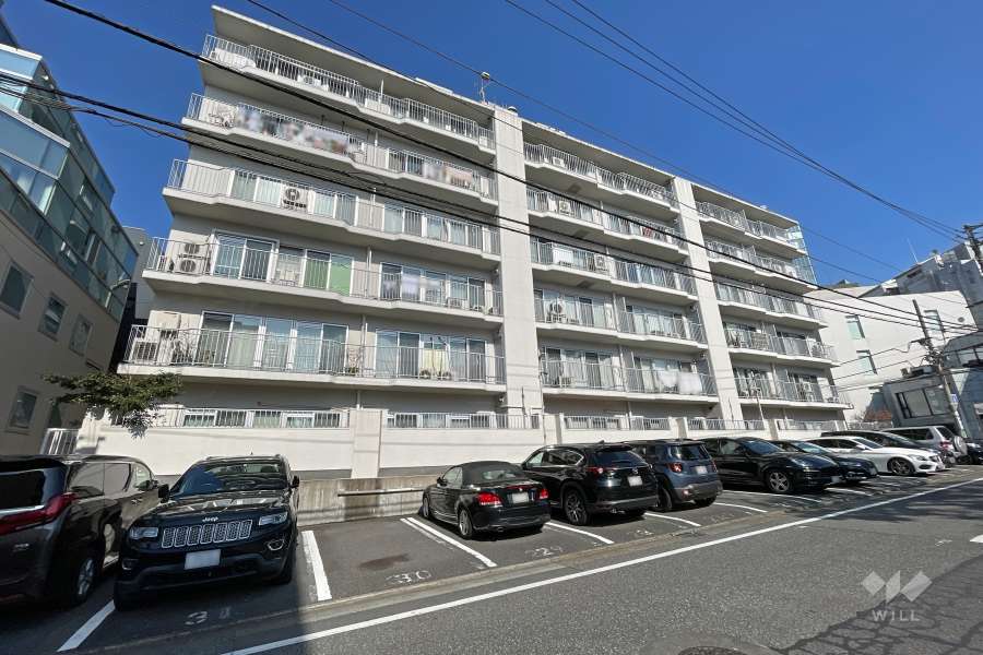 南平台セントラルハイツの外観（南側から）