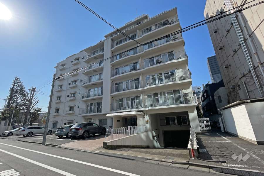 南平台セントラルハイツの外観（北側から）