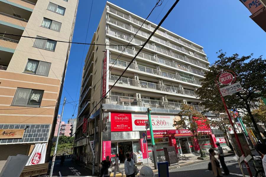 エビスマンションの外観（南西側から）