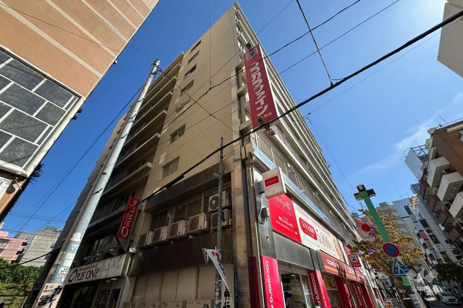 エビスマンションの外観（南西側から）