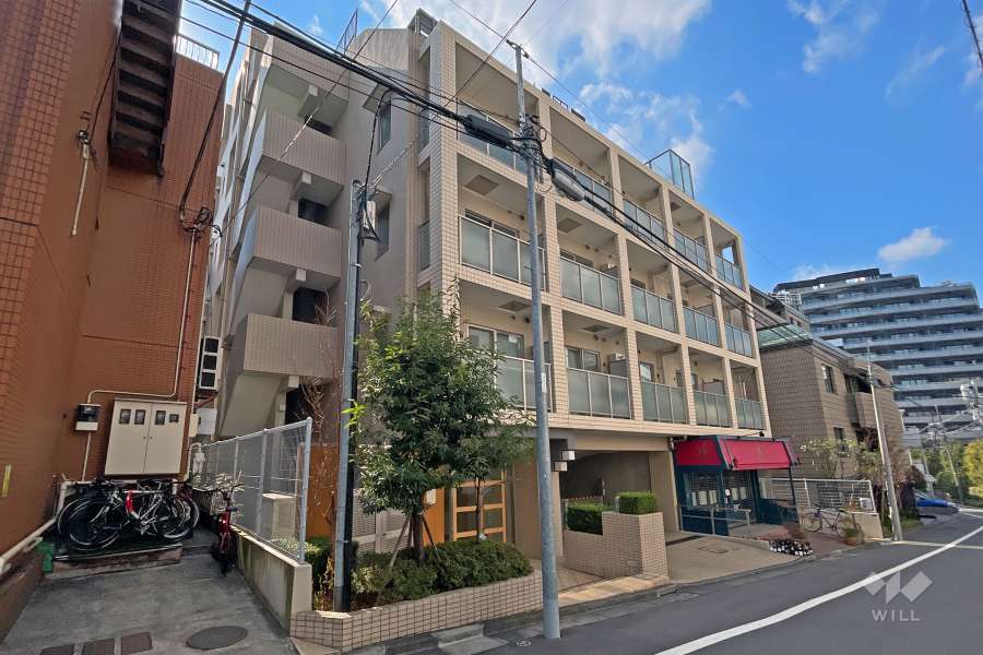 クオリア恵比寿サウスの外観（東側から）