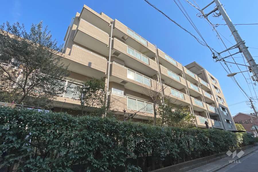 グランヴェール恵比寿の外観（西側から）