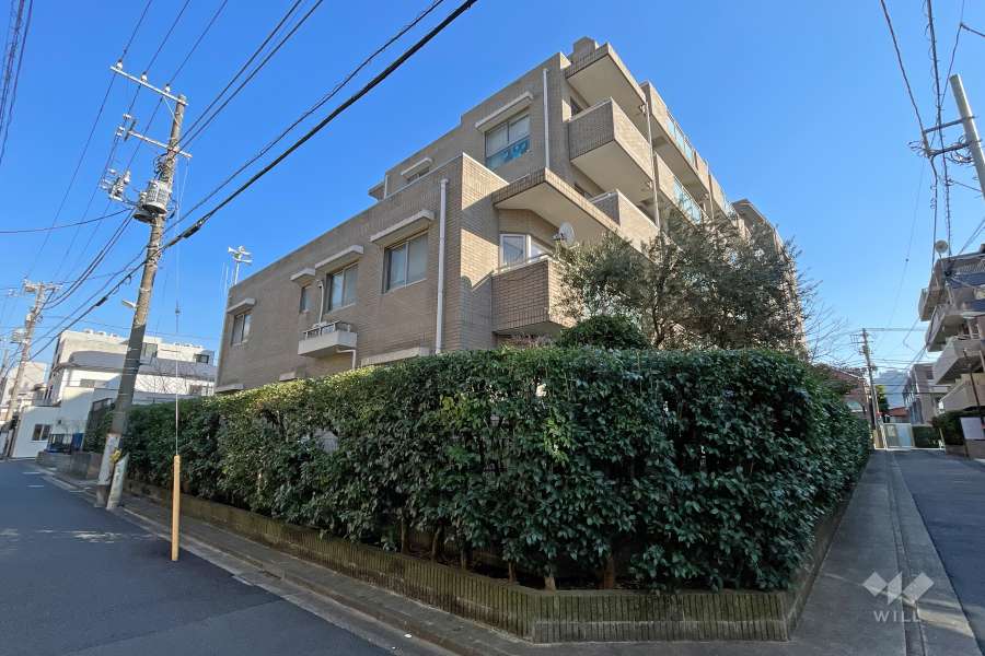 グランヴェール恵比寿の外観（北西側から）