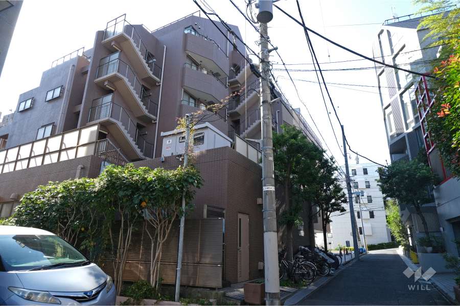 グランディ代官山の外観（北西側から）