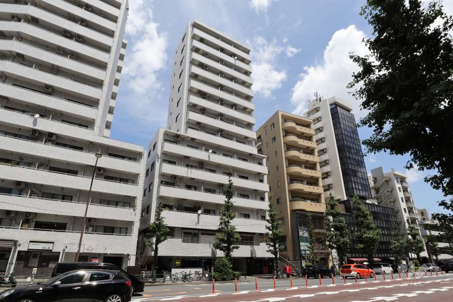 コート代官山の外観（南西側から）