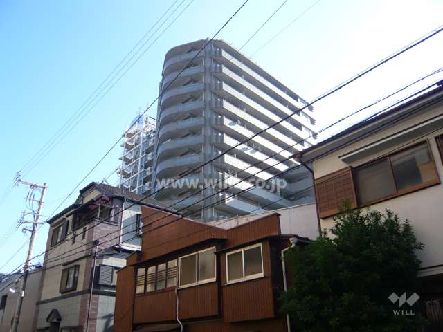 朝日プラザアペックスコート西難波の外観（北西から）