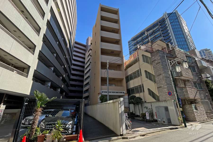 メゾンドヴィレ恵比寿の外観(北側から）