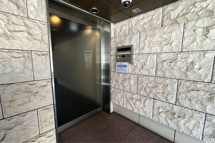 駐輪場の出入り口