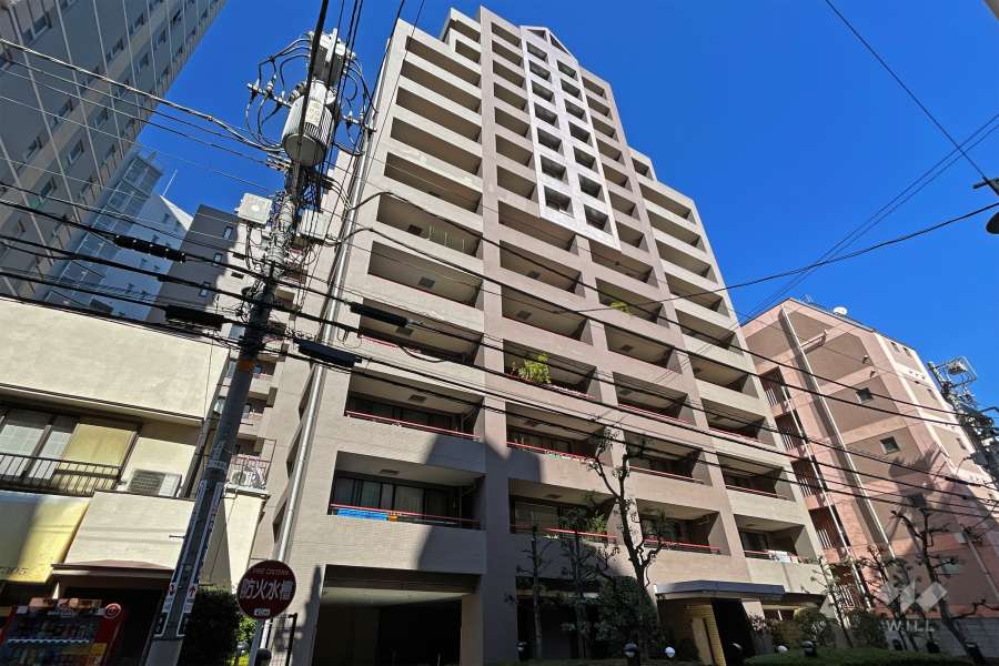 恵比寿シティハウスの外観（南西側から）