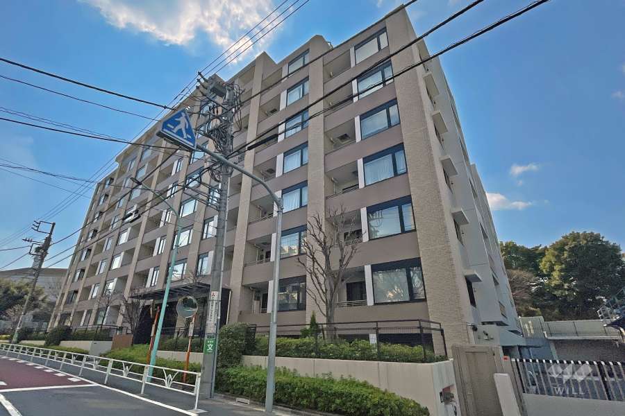 恵比寿パークハウスの外観（北東側から）